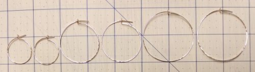 Judy Larson's Kat's Wire Hoop Earrings - , Contemporary Wire Jewelry, Filing, Finishing, Texturing, , Kat's Wire Hoop Earrings